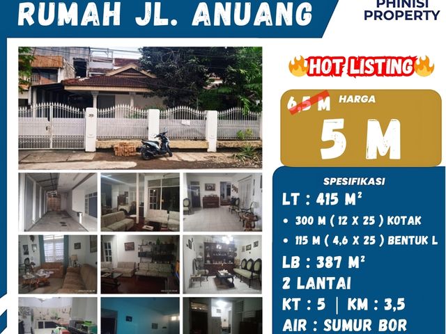 DIJUAL Rumah Besar di Jalan Anuang