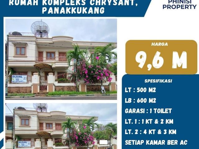 DIJUAL RUMAH KOMPLEKS CHRYSANT PANAKKUKANG