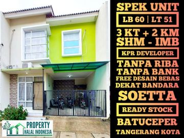 Rumah dijual di Kota Tangerang - Air, Balkon
