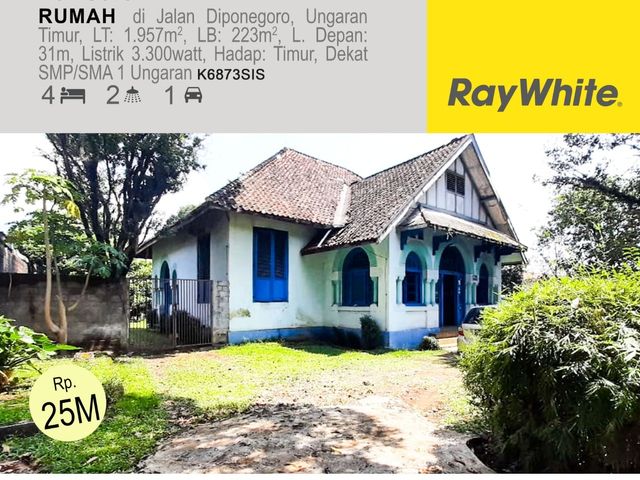 Dijual Rumah Di Jalan Diponegoro Unggaran Semarang