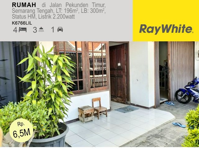 DIJUAL RUMAH TENGAH KOTA SEMARANG DEKAT SIMPANG LIMA