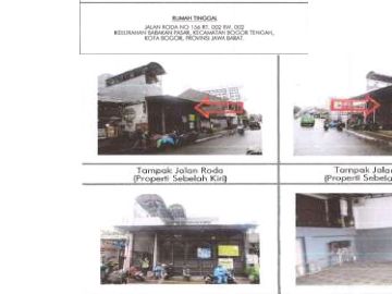 di jual ruko bisa Cessie ,lelang, KPKNL dibawah tangan kota bogor