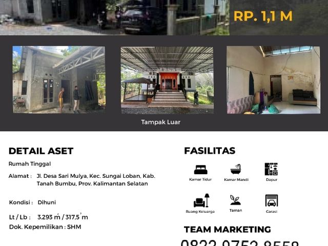 jual murah ruko melalui lelang negara