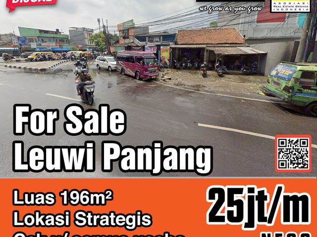 Leuwi Panjang Mainroad - Bandung Kota, Cocok Untuk Usaha/ Kantor/ Ruko