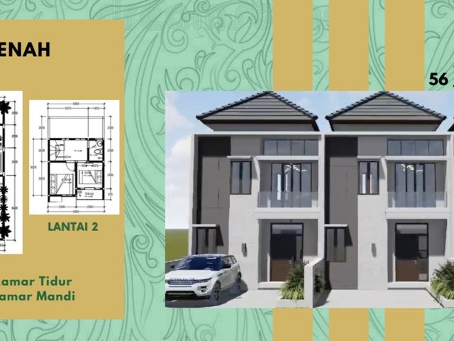 Rumah 2 Lantai Kayla Residence Strategis 5 Menit Pintu Tol