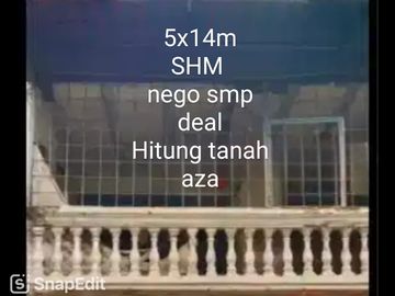 Dijual rumah di Pademangan Timur,. hitung tanah saja.