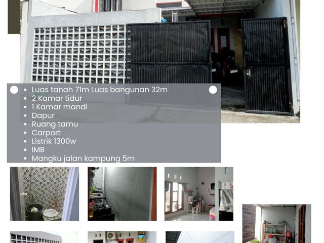 RUMAH SIAP HUNI TYPE 32/71 VIEW SAWAH SOLODIRAN, MANISRENGGO