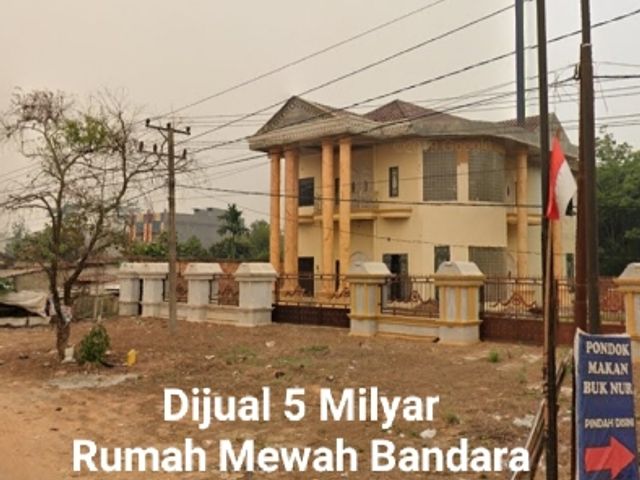 Rumah/Tanah jln Utama Bandara gudang kantor murah palembang