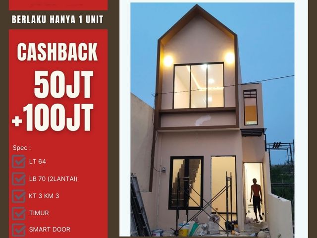 RUMAH BARU  PURIMAS DKAT RUNGKUT ASRI, MEDOKAN, PANDUGO, NIRWANA,BARUK