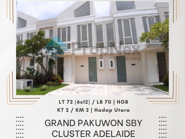 RUMAH GRAND PAKUWON SURABAYA BARAT MURAH POLL JUAL RUGI 1,25M NEGO
