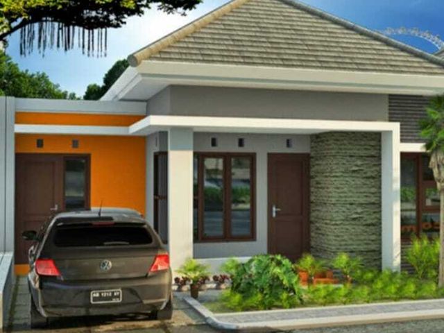 Rumah baru tanah luas dekat kota