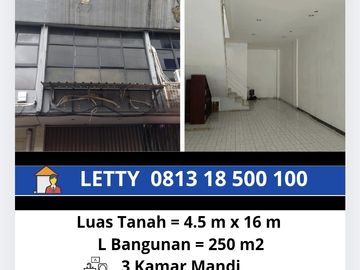 Ruko untuk disewakan di Jakarta Pusat