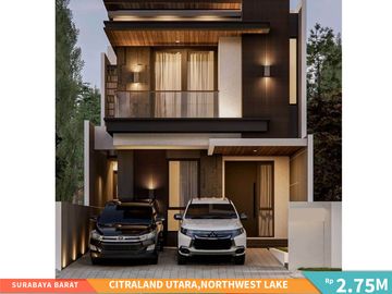 RUMAH BARU GRESS Harga 2Man Citraland Utara, Raya Northwest Lake (BB)