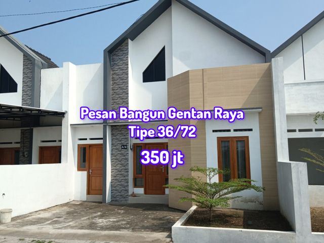 RUMAH HUNIAN MURAH SELATAN GENTAN DI DUWET BAKI SUKOHARJO DEKAT SOLO