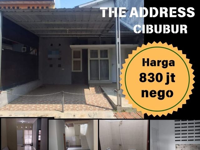 Rumah siap huni the address cibubur