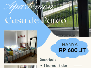 Jual Rugi Apartemen CAsa De PArco BSD TAngerang