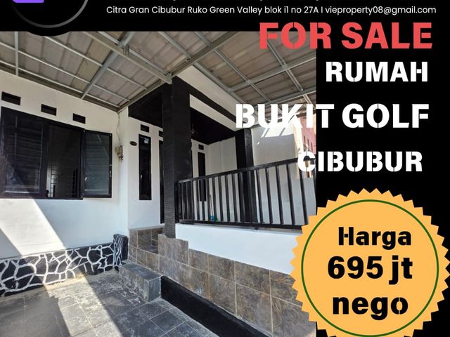 Rumah cantik siap huni bukit golf cibubur