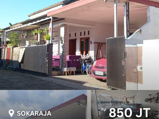 Dijual Rumah Luas Siap Huni Area Sokaraja