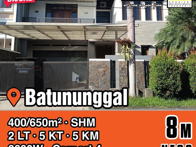 Komp. Batununggal Bandung, Kawasan Elit, Harga Di Bawah Appraisal Bank