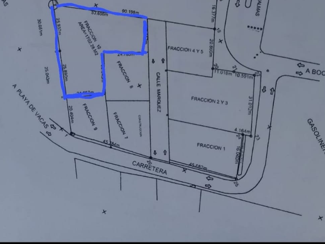 TENEMOS EN VENTA TERRENO CON EXCELENTE UBICACIÓN EN CARRETERA PLAYA DE VACAS-RÍO
