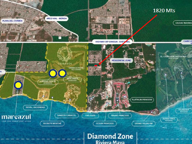Terreno en Venta con uno mixto en Playa del Carmen