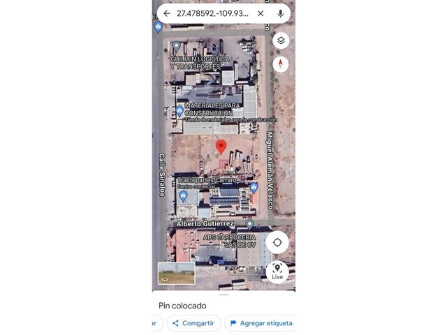 TERRENO EN VENTA EN COL. AMPLIACIÓN MIGUEL ALEMAN. CD. OBREGÓN, SONORA