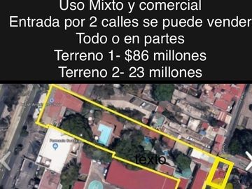 Terreno habitacional mixto insurgentes
