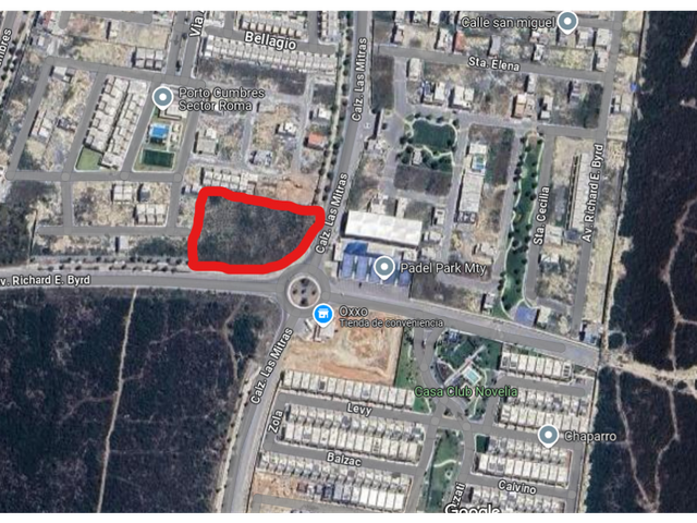 Terreno comercial Porto Cumbres Garcia N.L
