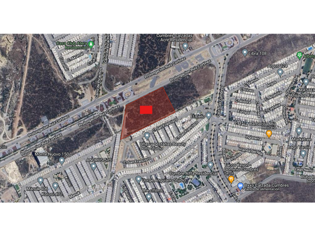 Terreno Comercial en Venta Dominio Cumbres Garcia, N.L