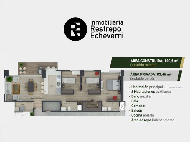 Apartamento en venta para estrenar, sector Expoferias, Manizales