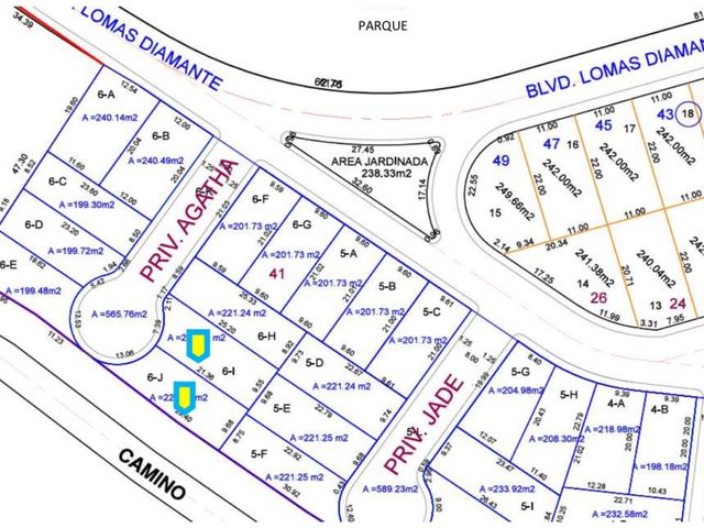 LOMAS DIAMANTE, Terreno en VENTA desde 221 m2 cerca de parque
