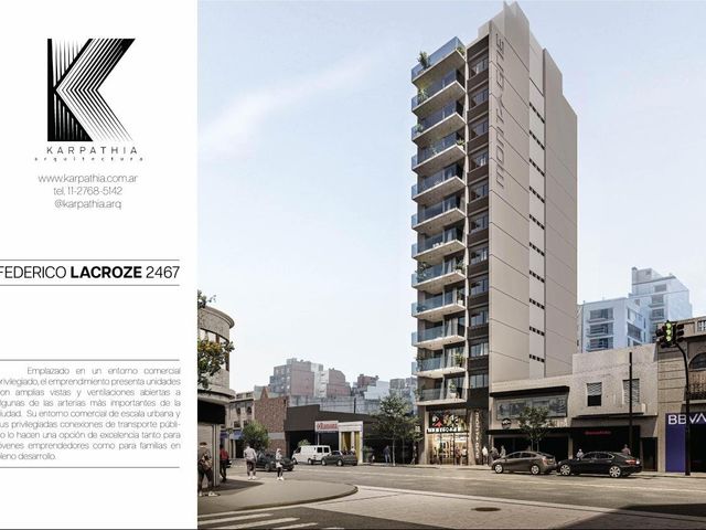 VENTA EMPRENDIMIENTO EN POZO AVANZADO ENTREGA JUNIO 2027  2 Y 3 AMBIENTES F. LACROZE 2467 Y CABILDO PISO 5/9