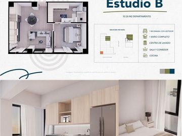 DEPARTAMENTO UNA HABITACIÓN TORRE SERENIUM