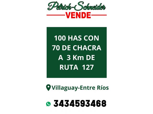 Se vende campo cerca de Villaguay