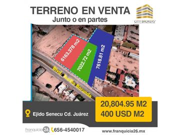 TERRENO EN VENTA EXCELENTE UBICACION AREA SENECU