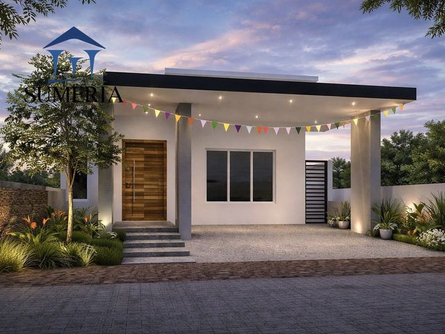 Terreno en Venta con Proyecto de Residencia de un piso en Altozano