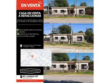 Fontana: Casa en venta – a refaccionar