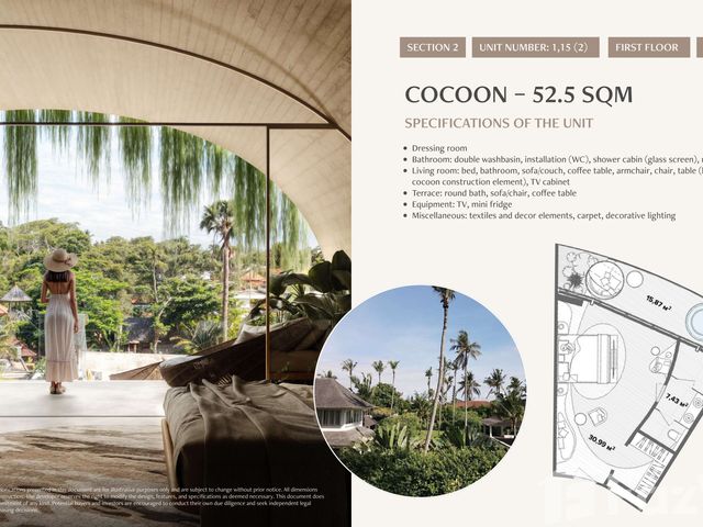 Studio Apartment for sale at Anantara Dragon Bali