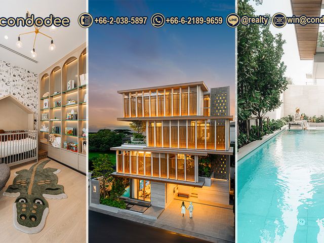 บ้านหรู 4 ชั้น พร้อมลิฟต์และสระว่ายน้ำ ขายในโครงการ วี อารีย์ กรุงเทพฯ
