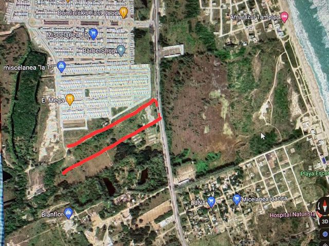 Terreno en Renta sobre Corredor Urbano Oriente en Cd. Madero Tamaulipas.