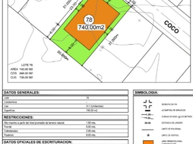 TERRENO EN VENTA, COUNTRY CLUB. CARMEN, CAMPECHE.