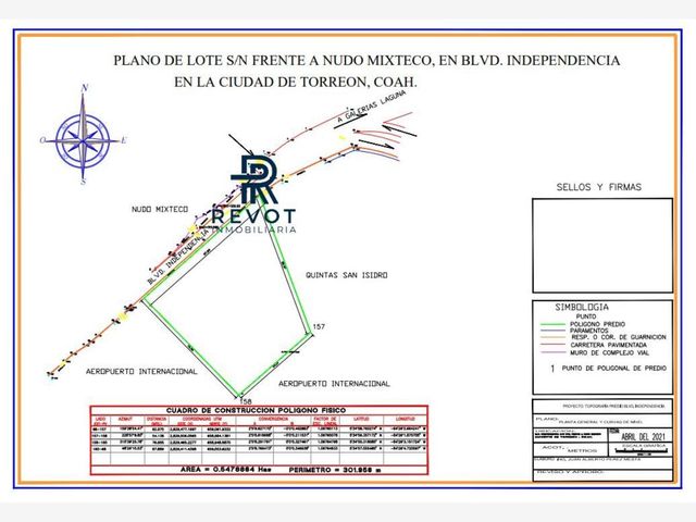 Terreno en Venta en Nuevo San Isidro, Torreón, Coahuila de Zaragoza