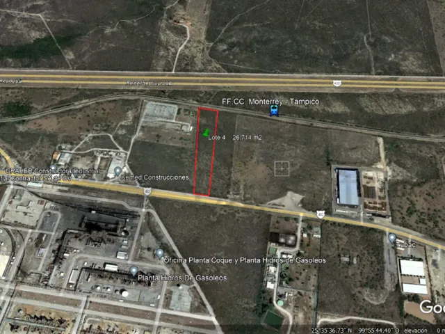 Terreno en venta en PEMEX Refinería, Cadereyta Jiménez, Nuevo León
