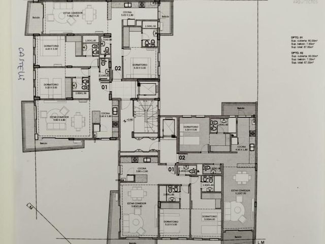 Departamento 2 ambientes en venta en zona  Guemes