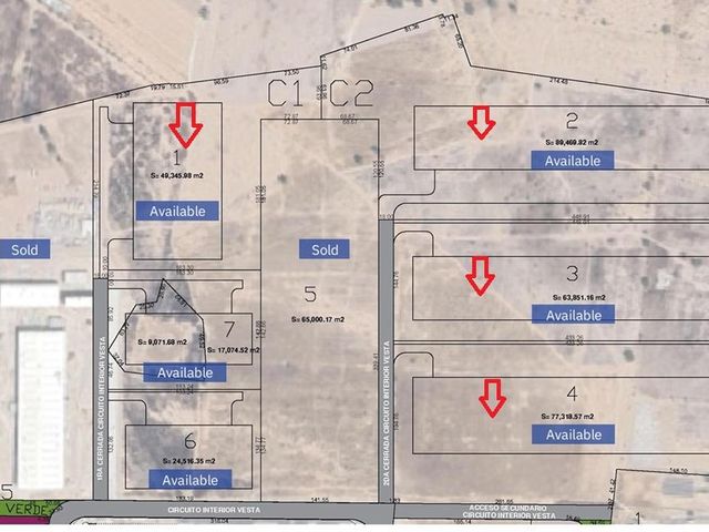 Terreno en Aguascalientes, Ags desde 49,345 m2 con agua y energía
