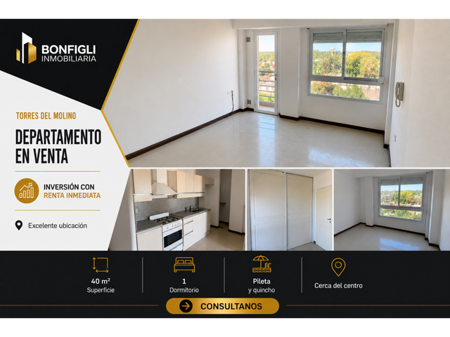 Departamento en Venta con Renta