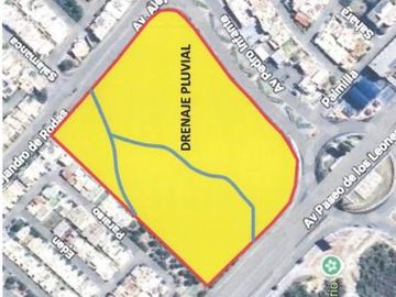 TERRENO EN ESQUINA EN VENTA EN CUMBRES MADEIRA