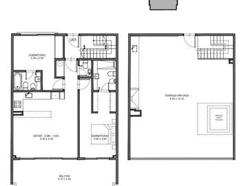 Dúplex Venta 3 Ambientes Devoto Terraza