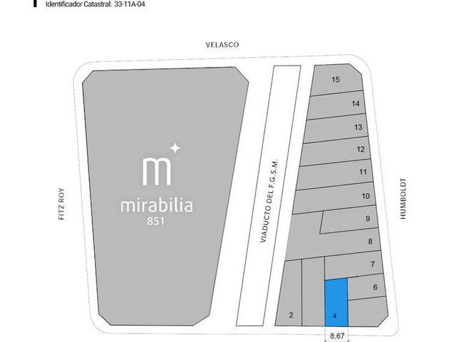 Lote en venta  en Villa Crespo