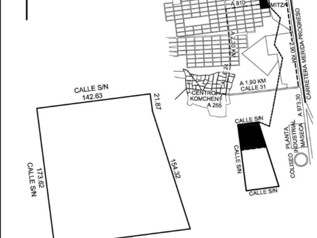 Terreno en Komchen a la VENTA